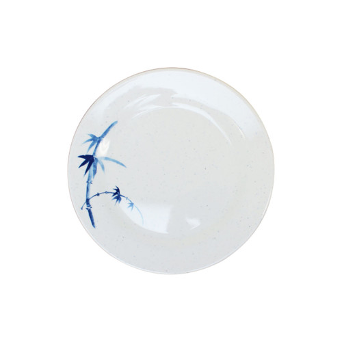 Thunder Group 1010BB 10.38" Dia. Blue Bamboo Melamine Round Plate