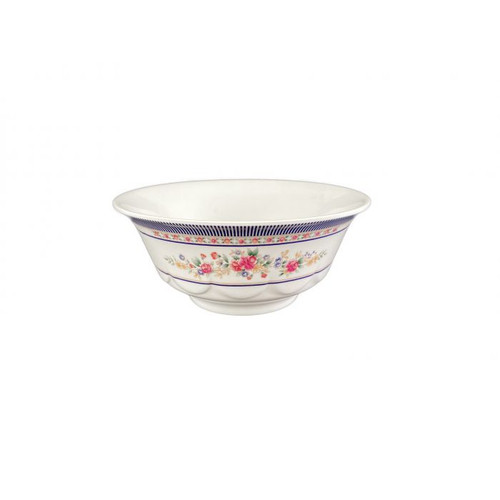 Thunder Group 5265AR 25 Oz. Melamine Rose Scalloped Bowl