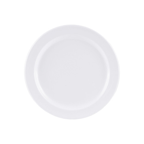 Thunder Group NS109W 9" Dia. NuStone White Melamine Round Dinner Plate