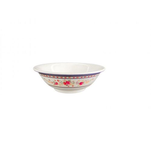 Thunder Group 5060AR 22 Oz. Melamine Rose Rimless Bowl