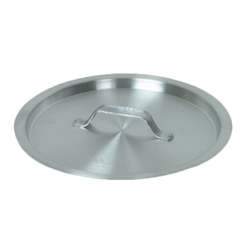 Thunder Group ALSAP104 Aluminum Round Mirror Finish Saute' Pan Cover Fits 7 Quart Pan ALSAP004