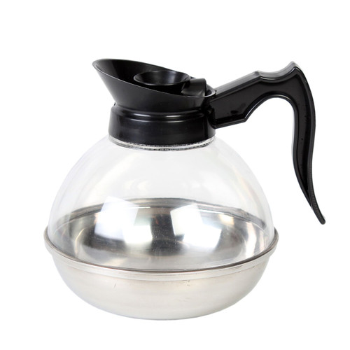 Thunder Group PLCD064 64 Oz. Black Polycarbonate Coffee Decanter
