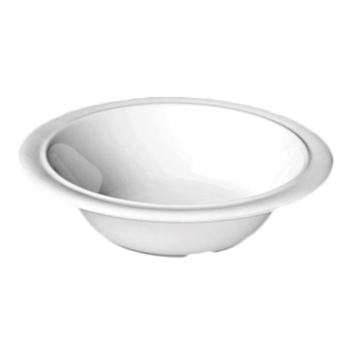 Thunder Group NS307W 12 Oz. Melamine NuStone White Soup or Cereal Bowl