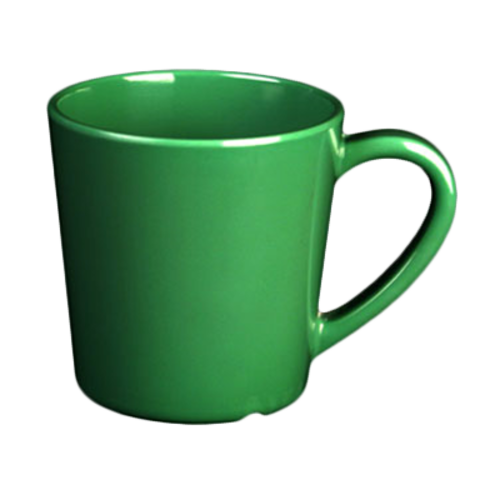Thunder Group CR9018GR 7 Oz. Green Melamine Mug or Cup