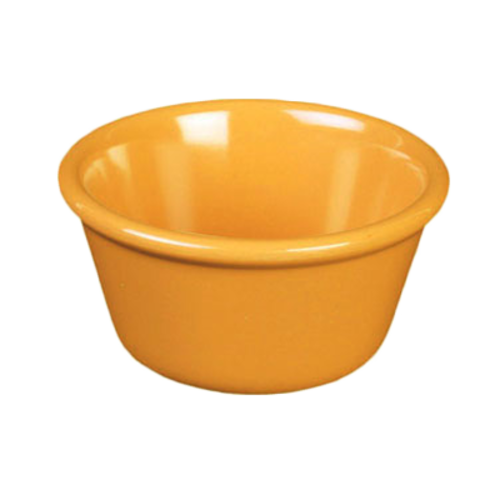 Thunder Group ML538YW1 4 Oz. Yellow Melamine Round Smooth Ramekin