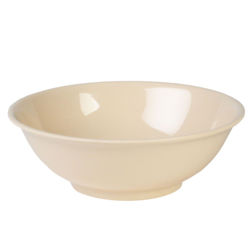 Thunder Group NS5075T 52 Oz. NuStone Tan Melamine Round Serving Bowl