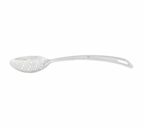 Thunder Group SLSBA513 13" L Silver Stainless Steel Perforated Basting Spoon