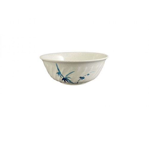 Thunder Group 5309BB 72 Oz. Melamine Blue Bamboo Swirl Bowl
