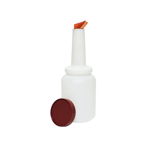 Thunder Group PLSNP02B 2 Qt. Brown Plastic Storer and Pour