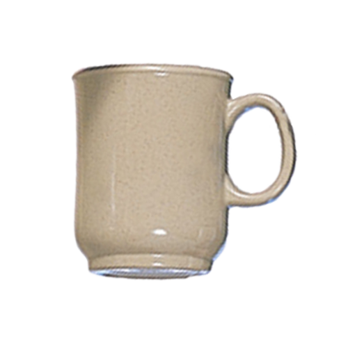 Thunder Group ML901S 8 Oz. NuStone Sand Melamine with Handle Bulbous Mug