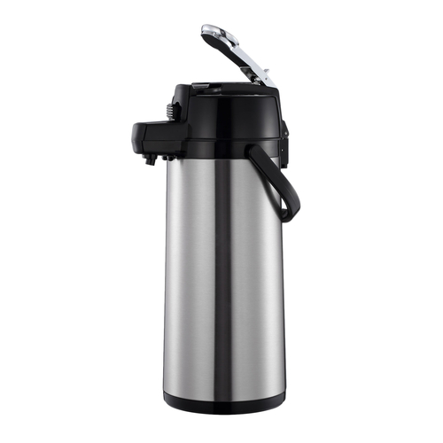Thunder Group ASLS330 84 Oz. Plastic Silver Lever Top Airpot