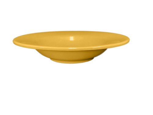 Thunder Group CR5077YW 8 Oz. Yellow Melamine Wide Rim Salad Bowl