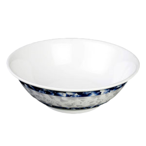 Thunder Group 5075DL 52 Oz. Melamine Blue Dragon Rimless Bowl