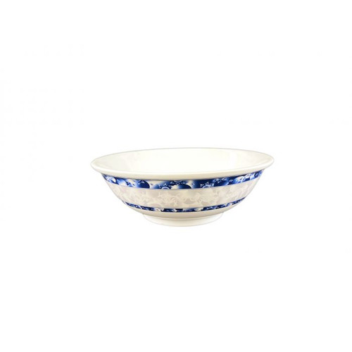 Thunder Group 5075DL 52 Oz. Melamine Blue Dragon Rimless Bowl