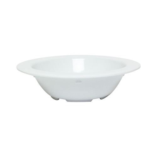 Thunder Group NS303W 4 Oz. NuStone White Melamine Fruit Bowl