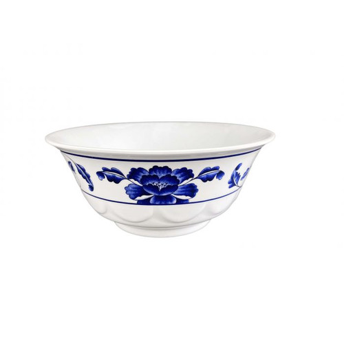 Thunder Group 5285TB 53 Oz. Melamine Lotus Scalloped Bowl