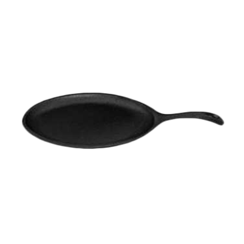 Thunder Group IRSK795 9.25" D x 7" W Cast Iron Oval Thermal Skillet