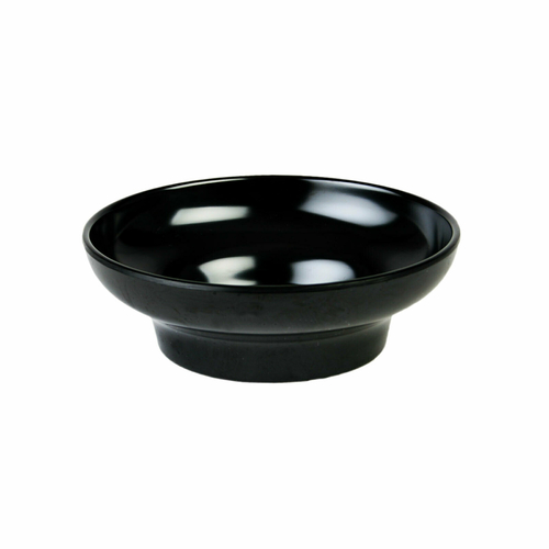 Thunder Group ML352BL1 8 Oz. Black Melamine Salsa Bowl