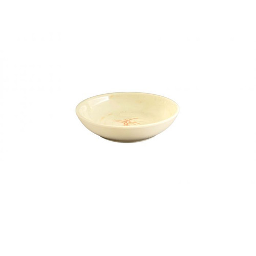 Thunder Group 3955GD 9 Oz. Melamine Gold Orchid Bowl