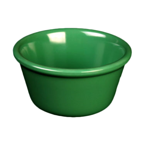 Thunder Group ML536GR1 2.5 Oz. Green Melamine Round Smooth Ramekin