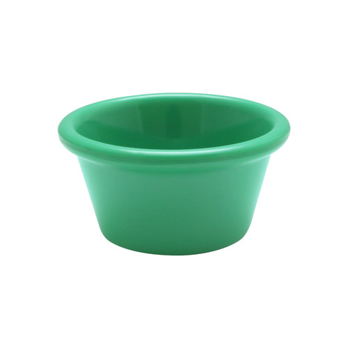 Thunder Group ML536GR1 2.5 Oz. Green Melamine Round Smooth Ramekin