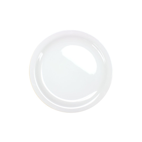 Thunder Group 1015TW 14.38" Dia. Imperial White Melamine Round Plate