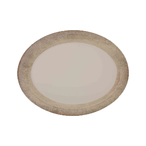 Thunder Group DM209J 9.5" x 7.25" Oval Jazz Melamine Platter