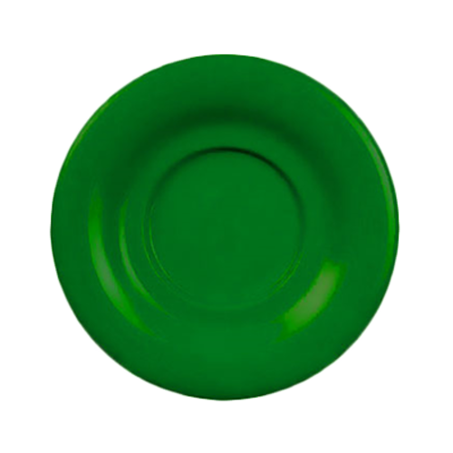Thunder Group CR9108GR 5.5" Dia. Green Melamine Saucer