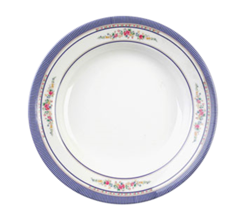 Thunder Group 1107AR 5 Oz. Melamine Rose Soup Plate