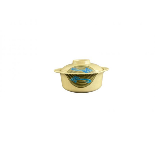 Thunder Group 3503J 12 Oz. Melamine Wei Miso Bowl with Lid