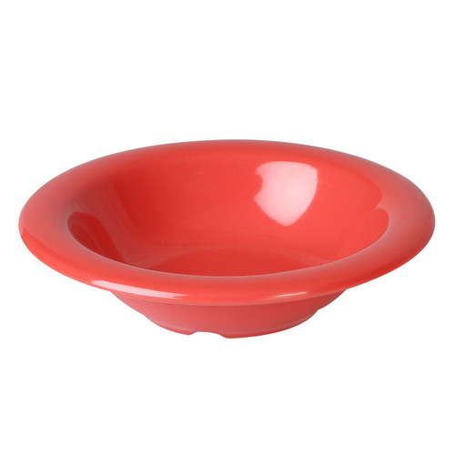 Thunder Group CR5608RD 8 Oz. Orange Melamine Salad Bowl