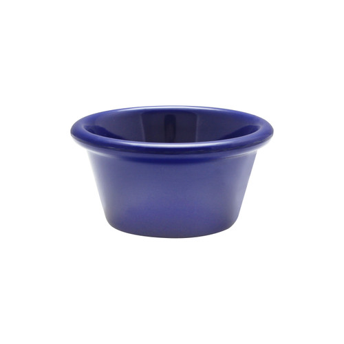 Thunder Group ML536CB1 2.5 Oz. Cobalt Blue Melamine Round Smooth Ramekin