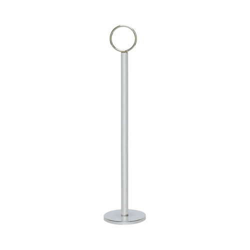Thunder Group CRTCH012 12" Chrome Plated Wire Loop Table Card Holder