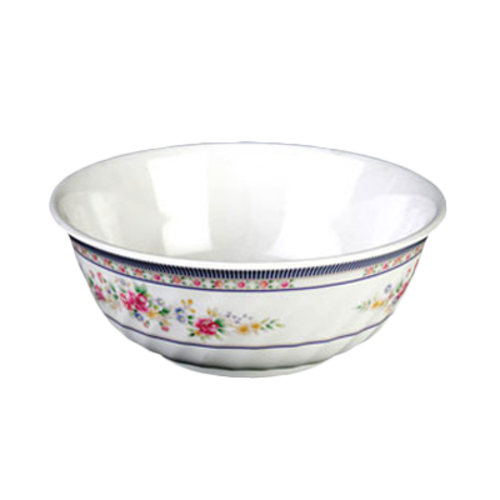 Thunder Group 5309AR 72 Oz. Melamine Rose Swirl Bowl