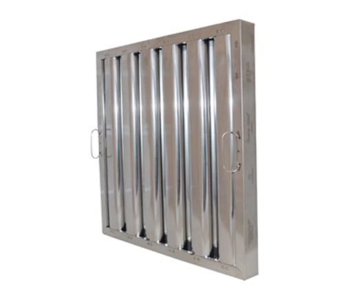 Component Hardware FR51-1220 20" W Stainless Steel Fixed Flame Gard Baffle Filter