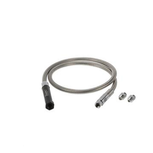 Component Hardware KL50-Y004-60U 60" Stainless Steel Outer Casing Encore Premium Pre-Rinse Hose