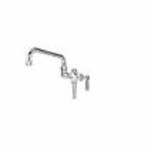 Component Hardware TLL55-7014-SE1Z 14" Horizontal Stainless Steel Swing Spout Top-Line Add-On Faucet
