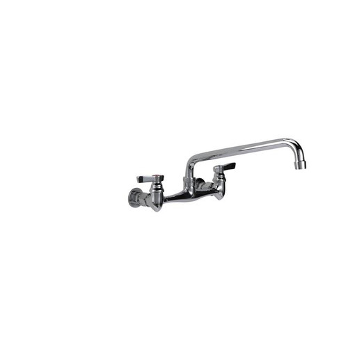 Component Hardware TLL13-8112-SE1MKZ 8" Centers Stainless Steel Ceramic Wall Mount Top-Line Faucet