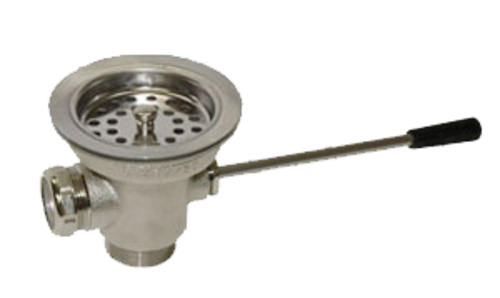 Component Hardware D13-7310 3.5" Sink Opening Nickel Plated Cast Bronze Encore Lever Handle Waste Outlet