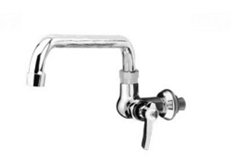 Component Hardware KL70-9110-SE1 10" Stainless Steel Ceramic Wall Mount Encore Faucet