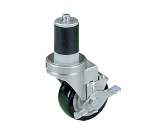 Component Hardware CMS4-5PBB 5" Dia. Blue Polyurethane Stem Caster