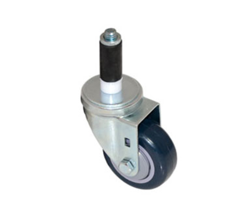 Component Hardware CMS4-3PPB 3" Dia. Blue Polyurethane Stem Caster