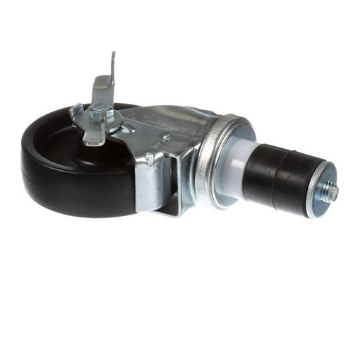 Component Hardware CMS3-5BBN 5" Dia. Black Polyolefin Stem Caster