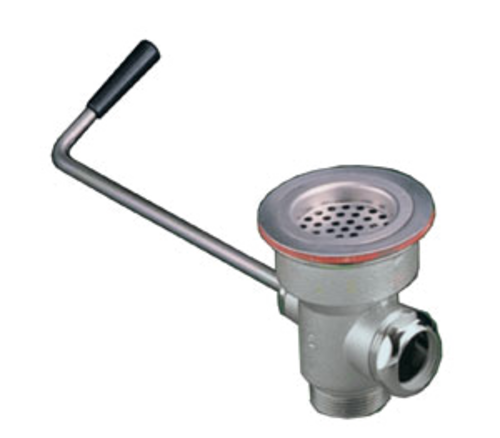 Component Hardware D50-4150 3" Sink Opening Nickel Plated Cast Bronze Body Encore Twist Handle Waste Outlet