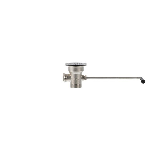 Component Hardware D50-4150 3" Sink Opening Nickel Plated Cast Bronze Body Encore Twist Handle Waste Outlet