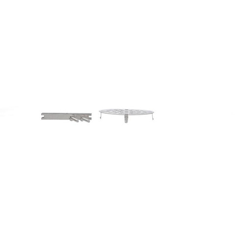 Component Hardware D10-X014-VP-Z 3.5" Sink Opening Stainless Steel Flat Strainer