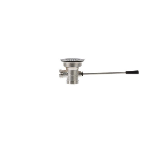 Component Hardware D10-7300 3.5" Sink Opening Cast Bronze Body Encore Lever Handle Waste Outlet with Capped Overflow Assembly