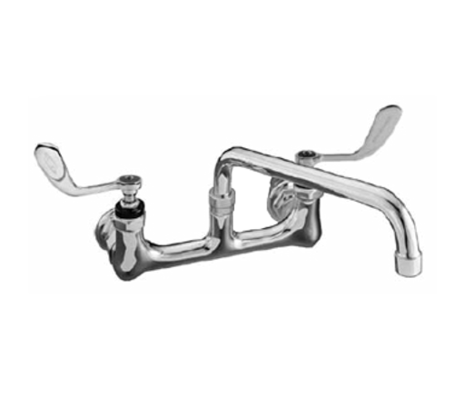 Component Hardware KL54-8110-SE4 8" Centers Stainless Steel Ceramic Wall Mount Encore Faucet