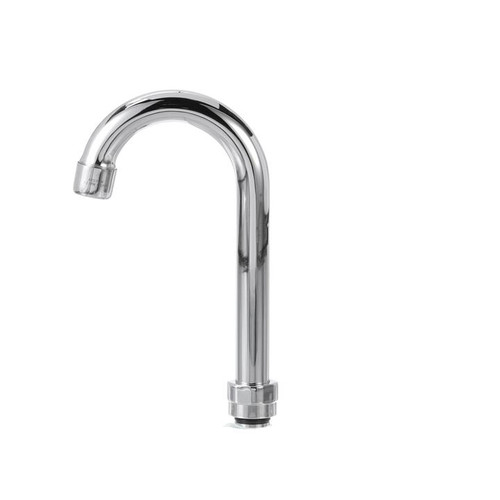 Component Hardware KS11-12-X000 3" Stainless Steel Swivel Encore Spout Assembly