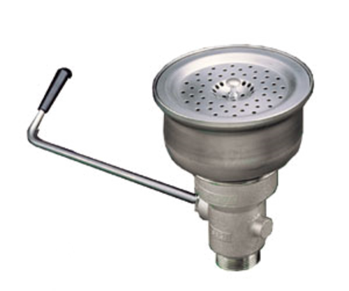 Component Hardware D63-4160 6.5" Sink Opening Nickel Plated Bronze Encore Twist Handle Waste Outlet